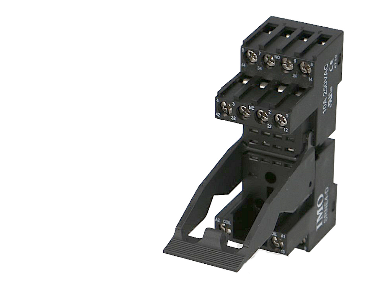 Socle à levier pour relais miniature HYE41 IMO