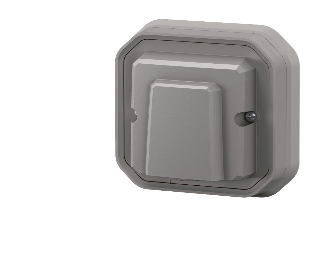 Sortie de câble Legrand Plexo™ grise encastrée