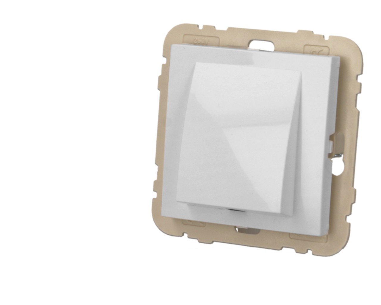 Sortie de câble blanc Efapel Logus 90