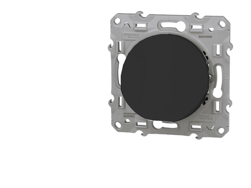 Sortie de câble anthracite Schneider Odace