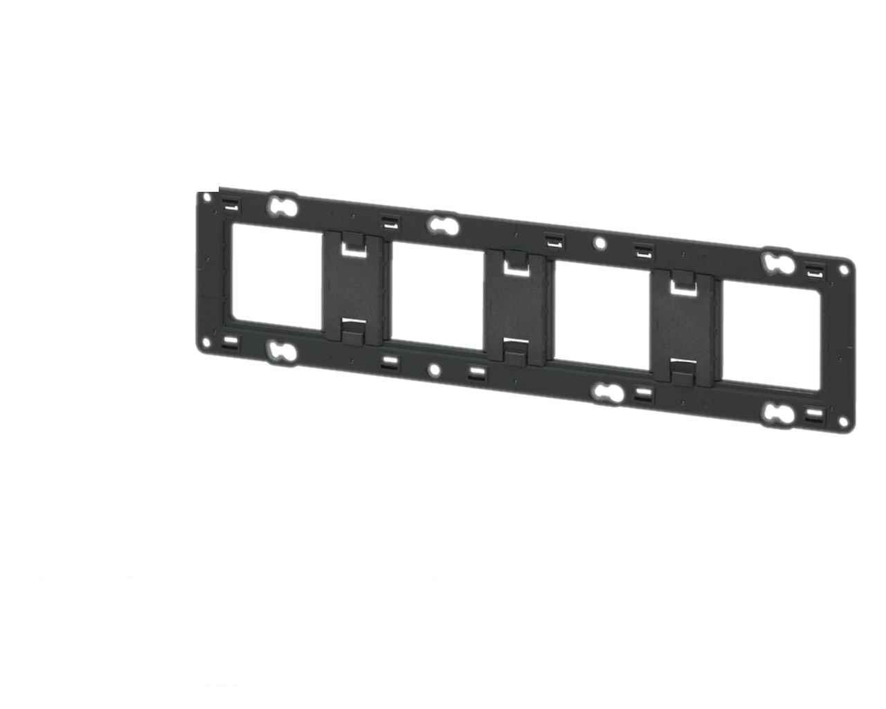 Support de fixation 4 postes Legrand Mosaic composable