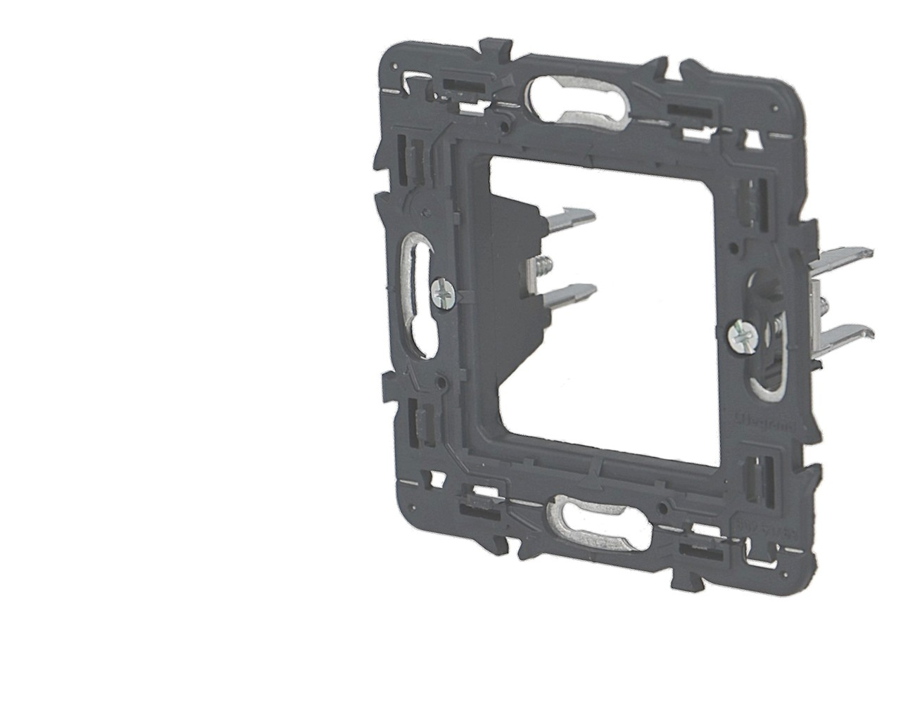 Support de fixation 1 poste Legrand Mosaic & Céliane composable à griffes