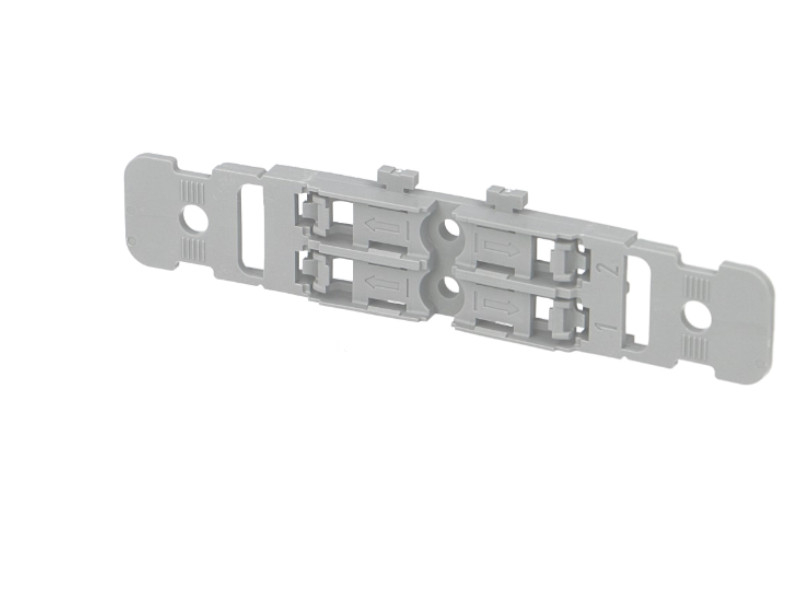 Support de fixation borne Wago inline 2 voies