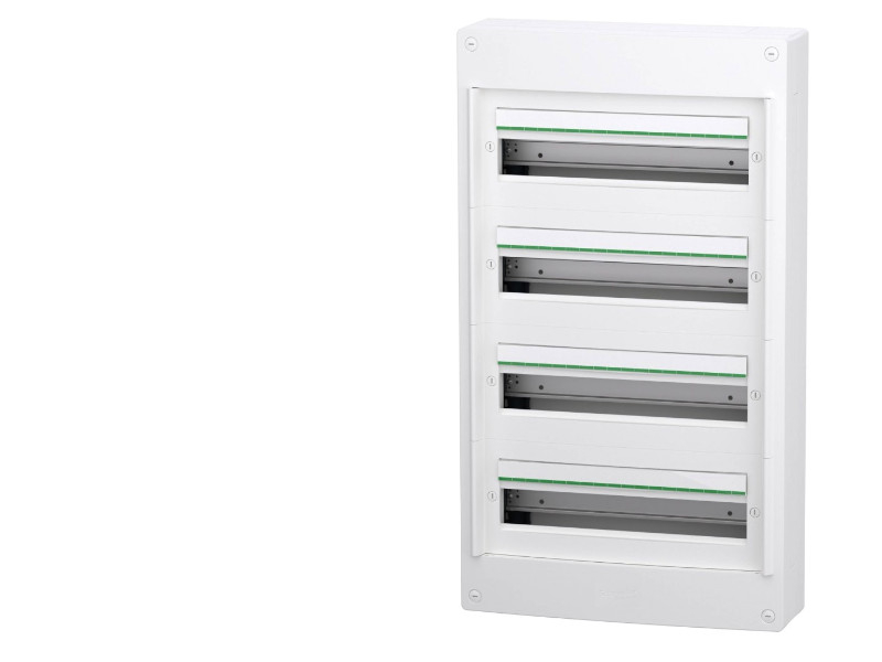 Coffret nu 72 modules 4 rangées Schneider PrismaSet XS | Tableau ...