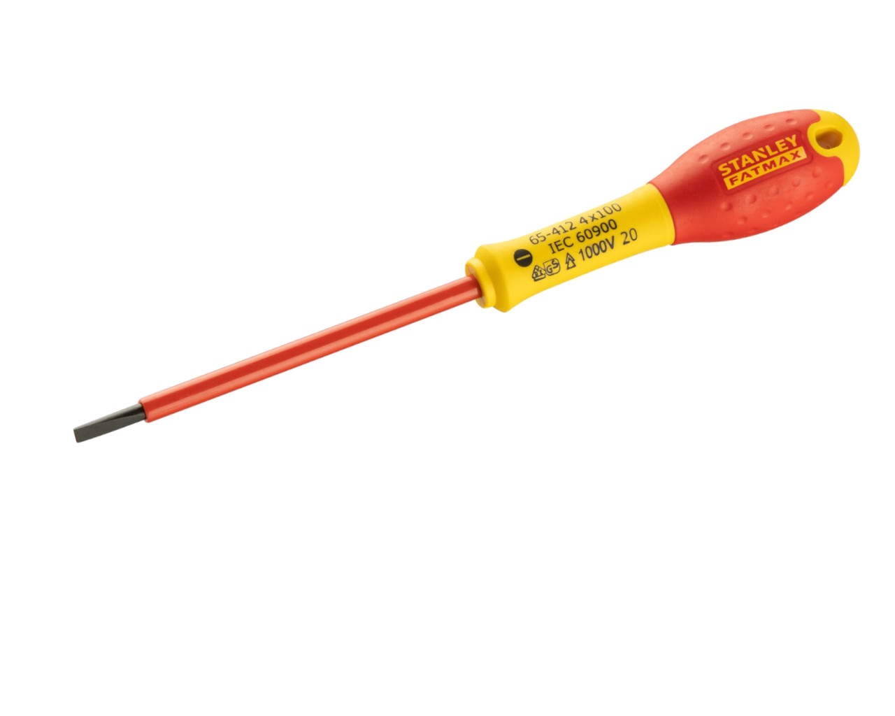 Tournevis plat 4 x 100mm isolé 1000V STANLEY Fatmax