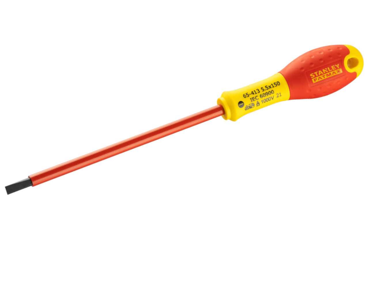 Tournevis plat 5,5 x 150mm isolé 1000V STANLEY Fatmax