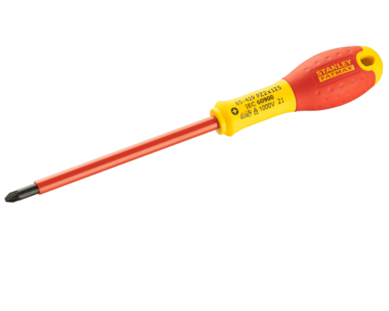 Tournevis pozidriv PZ2 x 125mm isolé 1000V STANLEY Fatmax