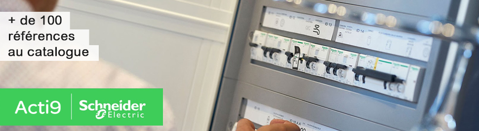 Découvrez notre gamme d'appareillage modulaire Acti9 Schneider Electric en vente sur bis-electric.com, votre distributeur de materiel electrique