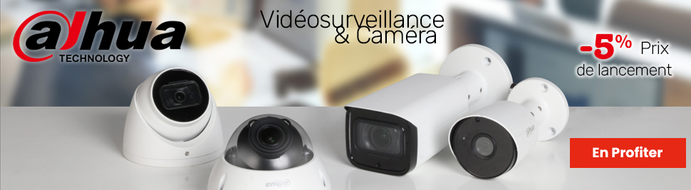 Profitez de notre promotion sur les caméra de vidéosurveillance sur bis-electric.com, votre distributeur de materiel electrique
