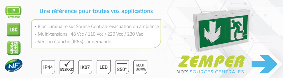 Découvrez notre nouvelle gamme de bloc luminaire sur source centrale multi-tension en vente sur bis-electric.com, votre distributeur de materiel electrique