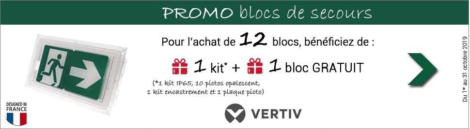 Profitez de la promotion bloc de secours sur bis-electric.com