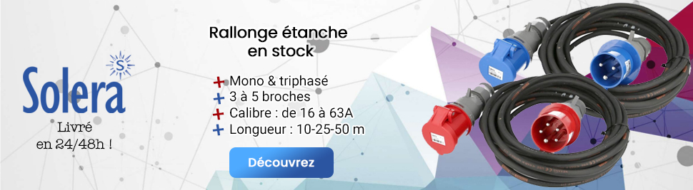 Découvrez notre gamme de rallonge étanche industrielle en vente sur bis-electric.com, votre distributeur de materiel electrique